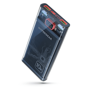 HyperGear ClearCharge 10000mAh Transparent PD Power Bank